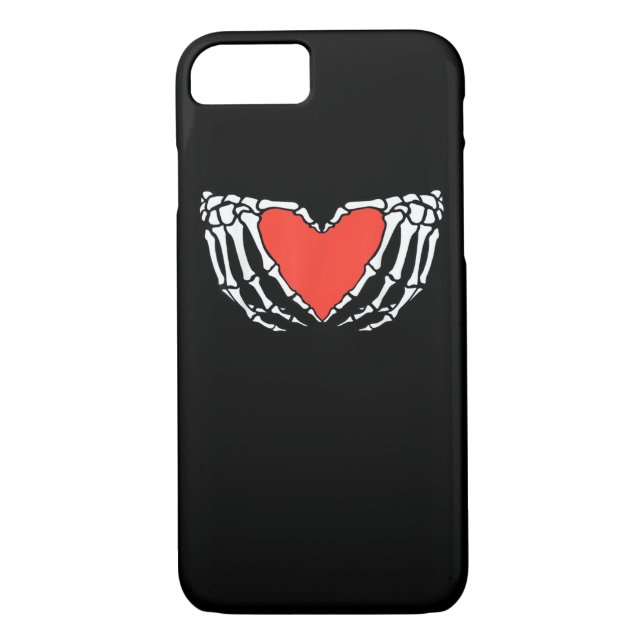 Skeleton Hands Forming Heart - Creepy Gothic Hallo Case-Mate iPhone Hülle (Rückseite)