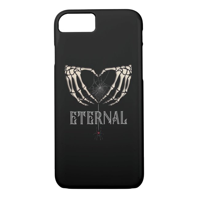 Skeleton Hands Heart Classic Case-Mate iPhone Hülle (Rückseite)