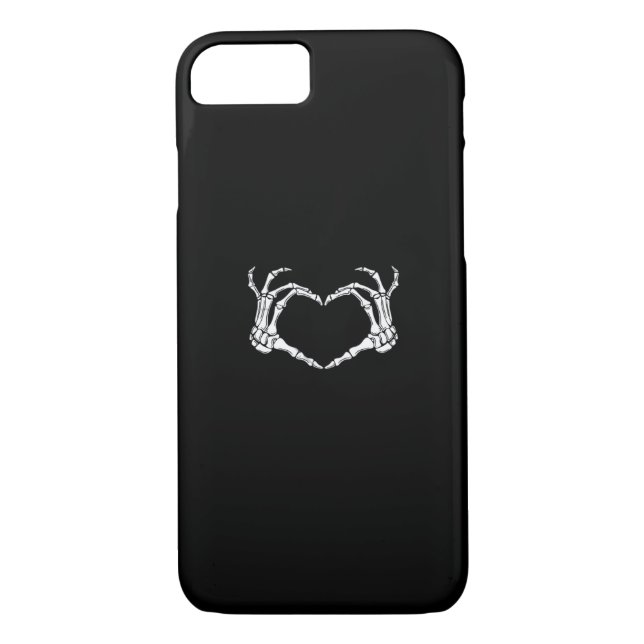 Skeleton Hands Heart Graphic Case-Mate iPhone Hülle (Rückseite)