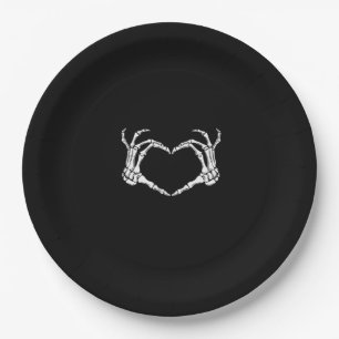 Skeleton Hands Heart Graphic Pappteller