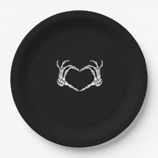 Skeleton Hands Heart Graphic Pappteller