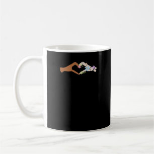 Skeleton Hands Heart Show Basic Kaffeetasse