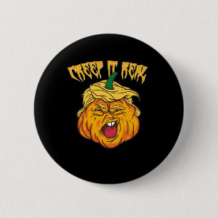 Skeleton Hands Heart Sign Retro Halloween Kostüm Button