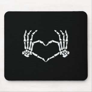 Skeleton Hands Herz Halloween Kostüme Männer Fraue Mousepad