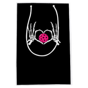 Skeleton Hands Herz Signieren Funny Pickle Valenti Mittlere Geschenktüte