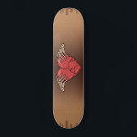 Skeleton Hands Holding Broken Heart Gothic Liebe Skateboard<br><div class="desc">Dieses coole Skateboard mit Skeletthändchen und Herzensbildern würde ein wunderbares Geschenk für jemanden machen,  der gotische Sachen Lieben!</div>