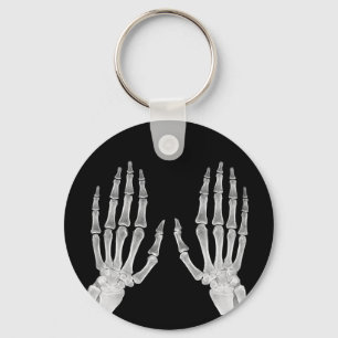 Skeleton Hands Xray Picture Human Anatomy Foto Schlüsselanhänger