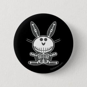 Skeleton Häschen Button