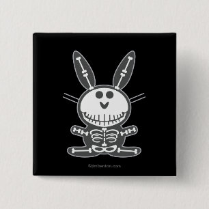 Skeleton Häschen Button