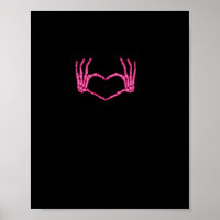 Skeleton Heart Hands Classic