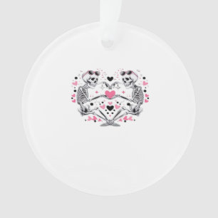 Skeleton Heart Hands Klassische Viren Ornament