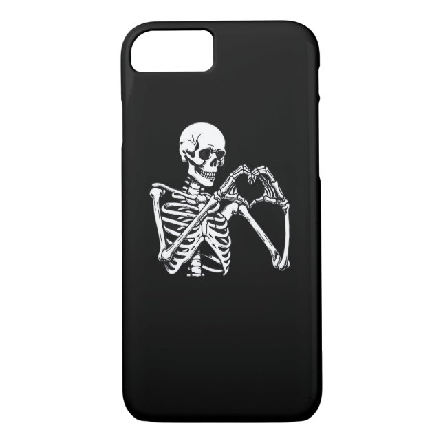 Skeleton Heart Hands unterzeichnen Halloween Kostü Case-Mate iPhone Hülle (Rückseite)