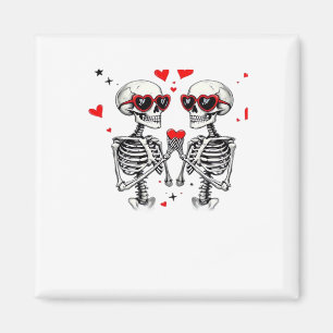 Skeleton Herz Hände für Trends Magnet