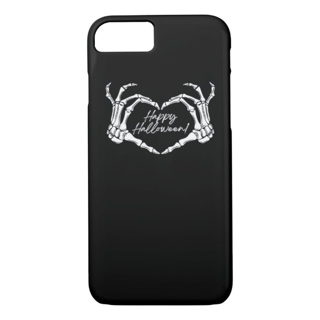 Skeleton Herz Hände, glückliches Halloween Skelett Case-Mate iPhone Hülle (Rückseite)