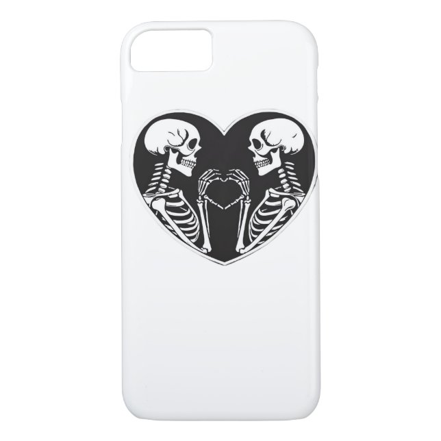 Skeleton Herz Hände unterzeichnen Halloween Kostüm Case-Mate iPhone Hülle (Rückseite)