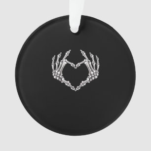 Skeleton Herz und Hände gotische Halloween-Kostüme Ornament