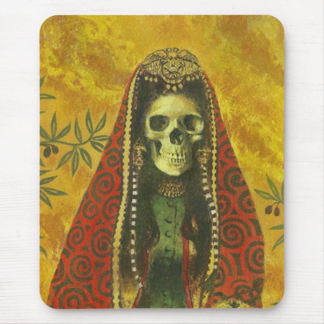 Skeleton Hexendesign Mousepad (Vorne)