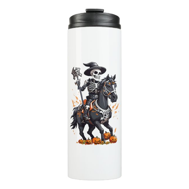 Skeleton Horse Rider Thermosbecher (Vorderseite)
