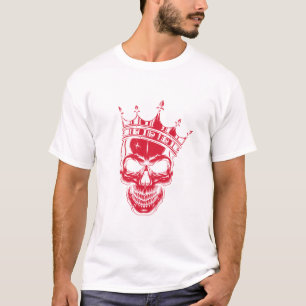 Skeleton King oder Skeleton Prince T - Shirt in Ro