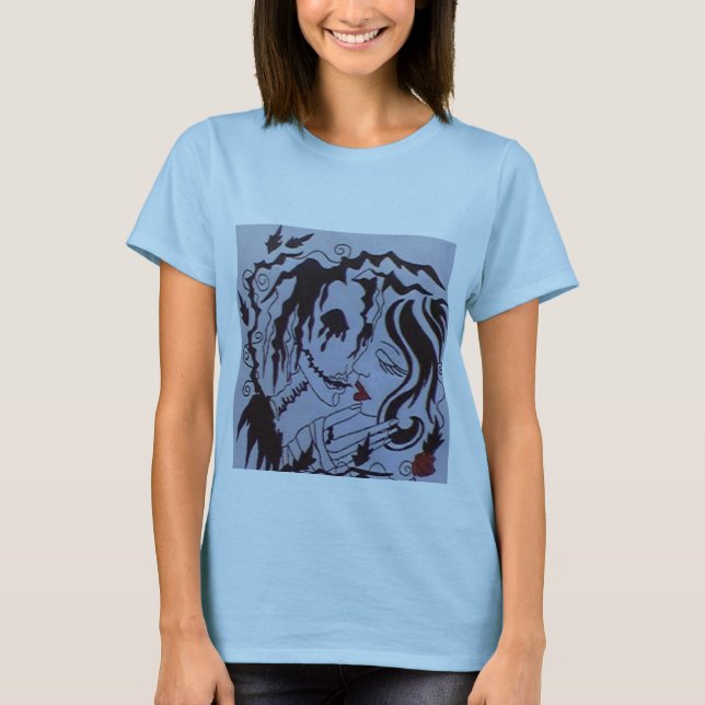Skeleton Küsse T-Shirt (Vorderseite)