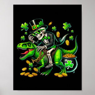 Skeleton Leperchaun Skelett Ristorante La Lanchett Poster