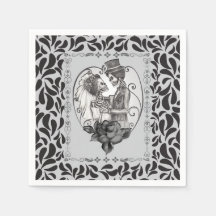 Skeleton Liebe Ehetanz Gotische Hochzeit
