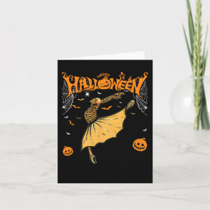 Skeleton Llerinas Llet Dance Niedlich Halloween Co Karte