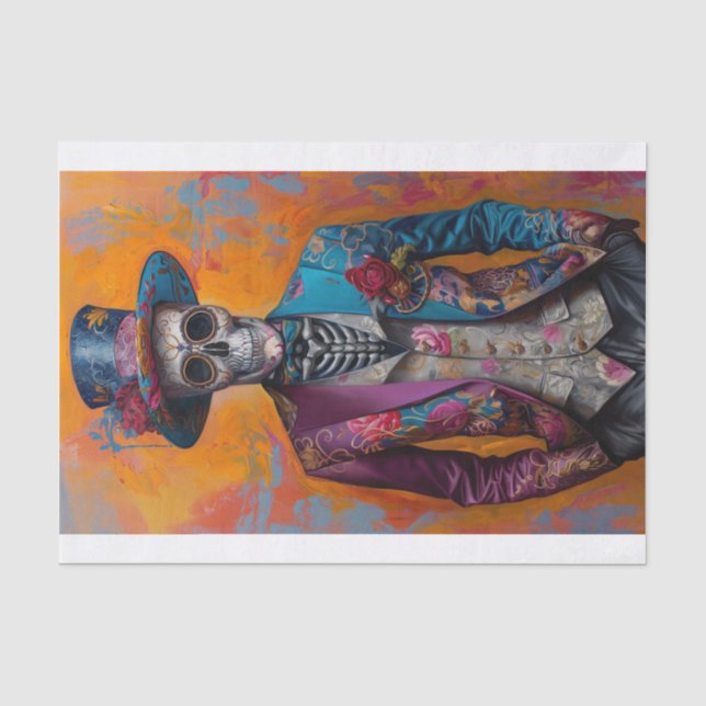 Skeleton Lyfe2 Seidenpapier (Vorderseite)