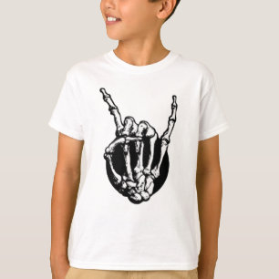 Skeleton Metallfan T-Shirt