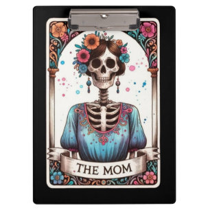 Skeleton Mom Tarot – Die „Mom“-Tarotkarte Klemmbrett