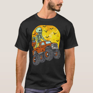 Skeleton Monster Truck Moon Candy Kleinkind Boys H T-Shirt