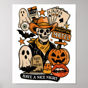 Skeleton Motel Erholung in Pieces haben eine schön Poster
