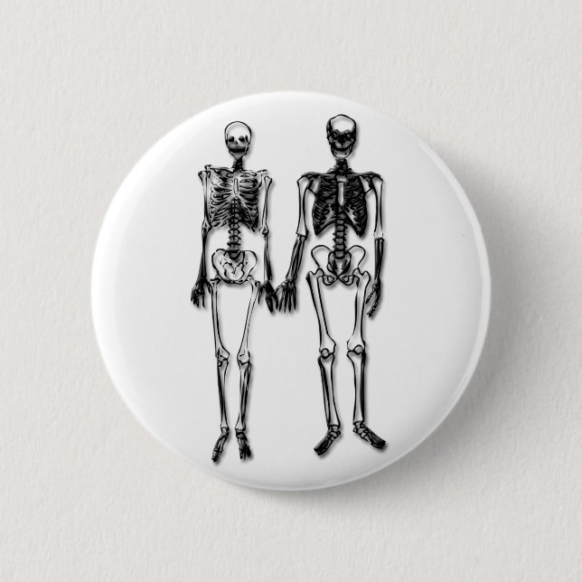 Skeleton Paare Button (Vorderseite)