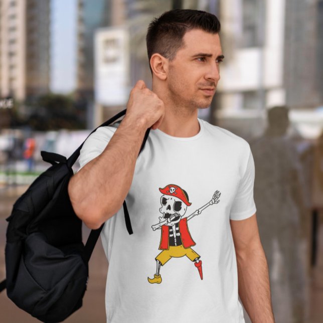 Skeleton Pirate Dab T-Shirt (Von Creator hochgeladen)
