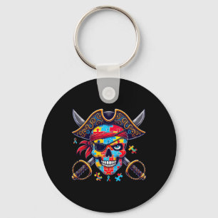 Skeleton Pirate Skull Halloween Mens Damen Kinder Schlüsselanhänger
