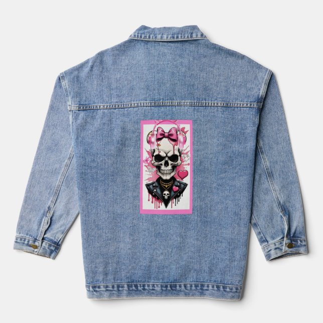 Skeleton print jacket  (Verso)