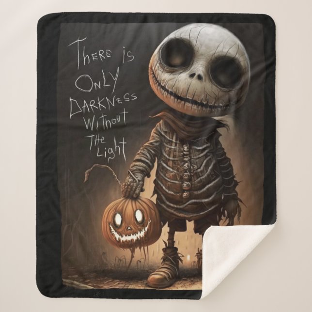 Skeleton Pumpkin – There Is Only Darkness Sherpadecke (Vorderseite)