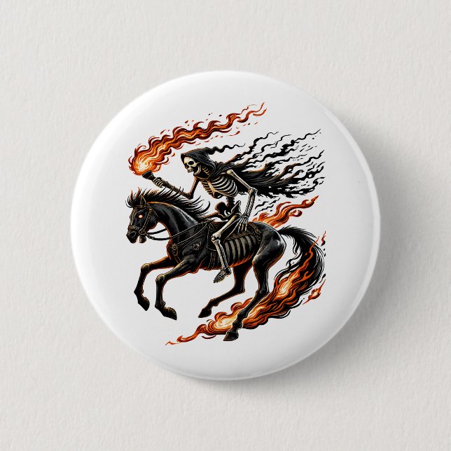Skeleton Reiten Button (Vorderseite)