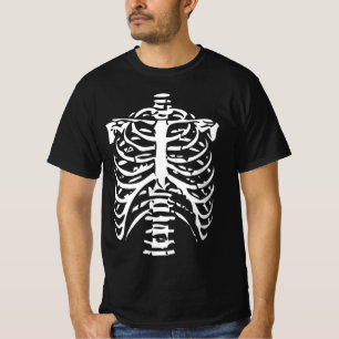 Skeleton Ribs Kostüm T-Shirt