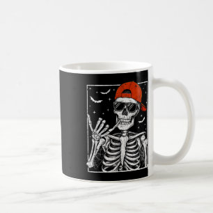 Skeleton Rock Hand Halloween Kostüm Cool Rock Muse Kaffeetasse
