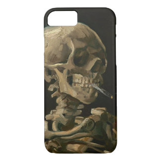 Skeleton Schädel mit brennender Zigarette durch Case-Mate iPhone Hülle
