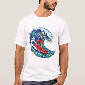 Skeleton Skating T-Shirt – Lustiges Skateboarding 
