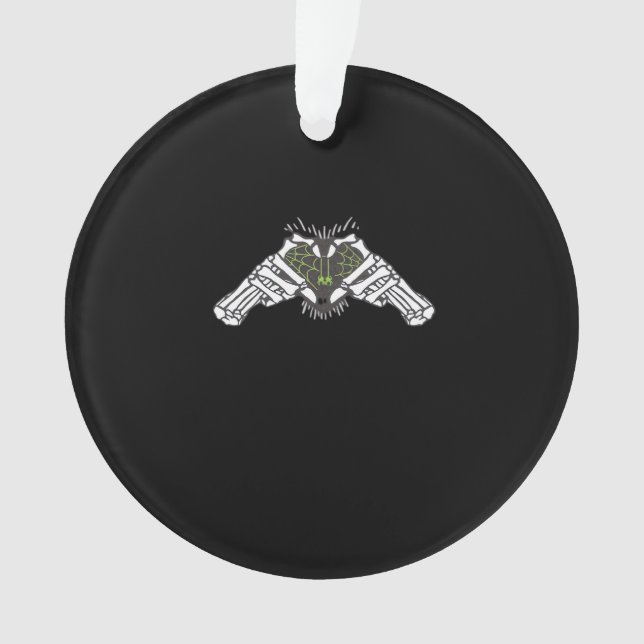 Skeleton Spider Heart Ornament (Vorderseite)