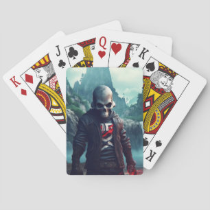 Skeleton-Spielkarten Spielkarten