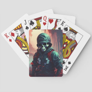 Skeleton-Spielkarten Spielkarten