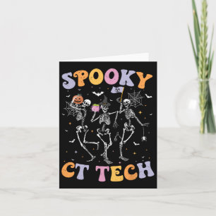 Skeleton Spooky Ct Tech Computertomographie Tech H Karte