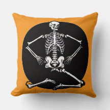 Skeleton Throw Kissen