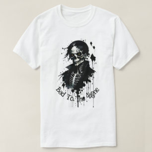"Skeleton Tintenfleck" Bad To The Bone "T-Shirt" T-Shirt