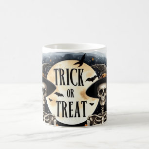 Skeleton Trick oder Treat Morph Tasse