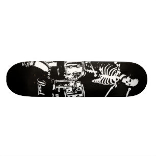 skeleton Trommel-Skate Skateboard